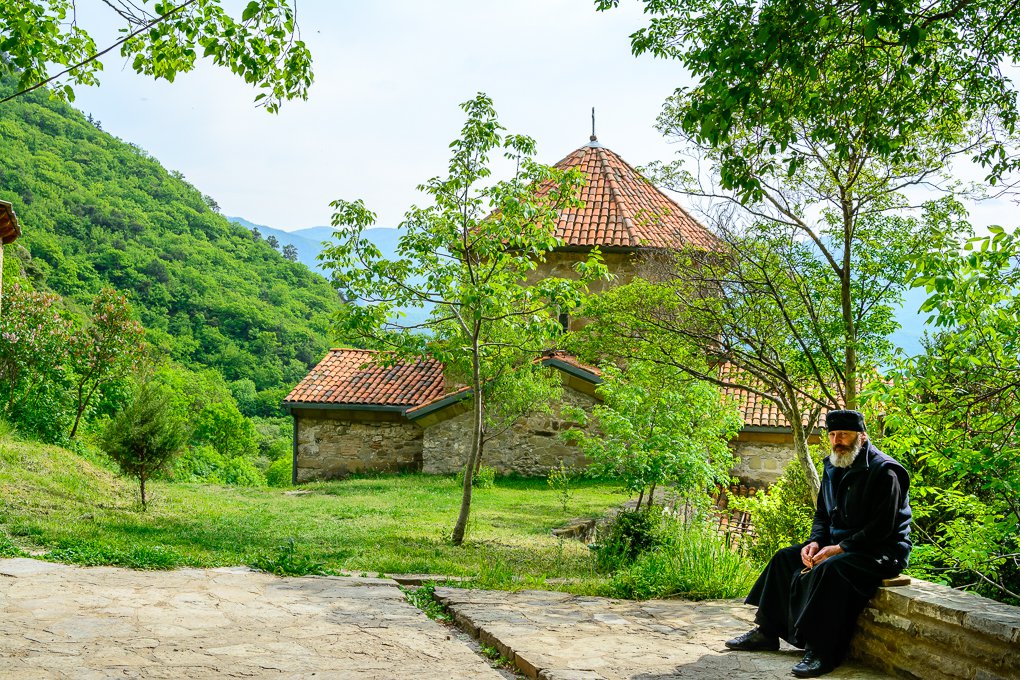 Мужской монастырь в горах