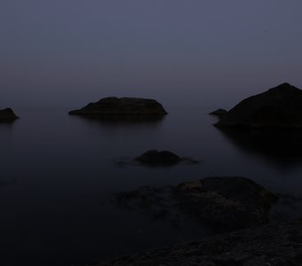 Ночь на камнях Черного моря