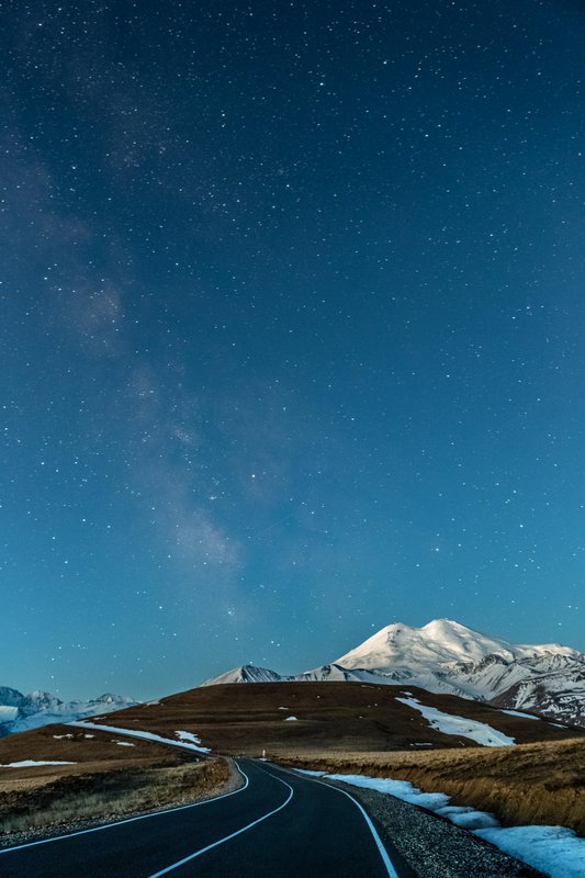 Плато Бермамыт Млечный путь