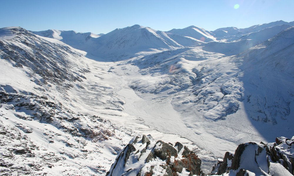 Зима пришла в горы