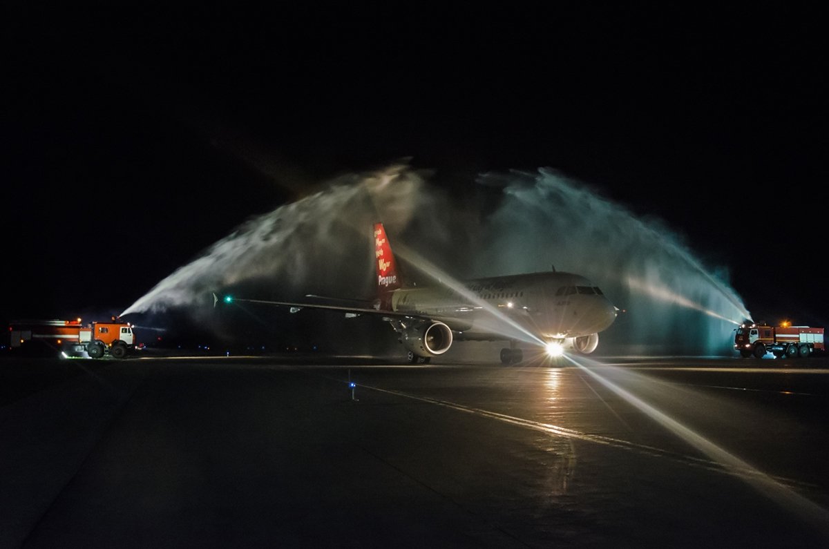 Первый рейс Czech Airlines в Казань