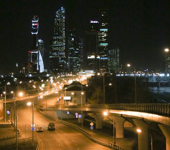 Ночь в Москве.