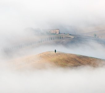 Туманное утро в Валь-д’Орча. Пьенца