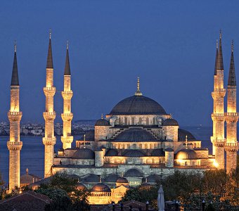 Голубая мечеть или Мечеть Султанахмет. Стамбул.