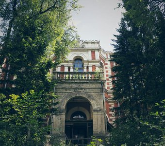 Зарастает бурьяном, крапивой тропинка,  Вьюн цепляется корнями сквозь кирпичи, В этих зарослях будет, как дом-невидимка,  И сольется с пейзажем, будет неразличим