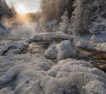 Закатные лучи