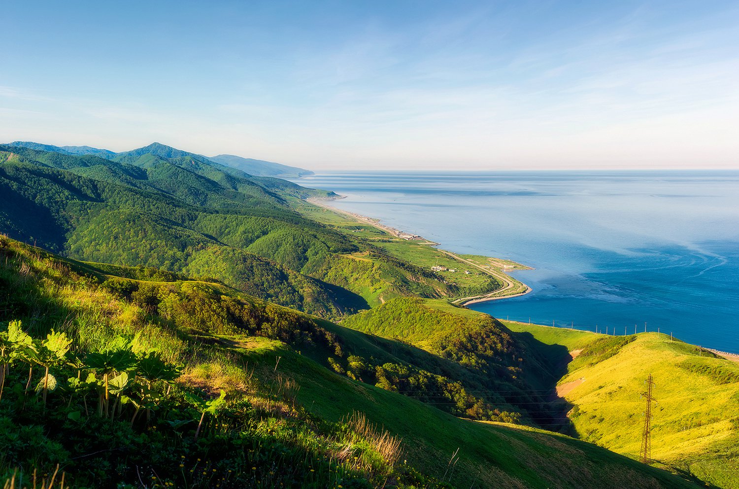 Sakhalin island. Tatar Strait.