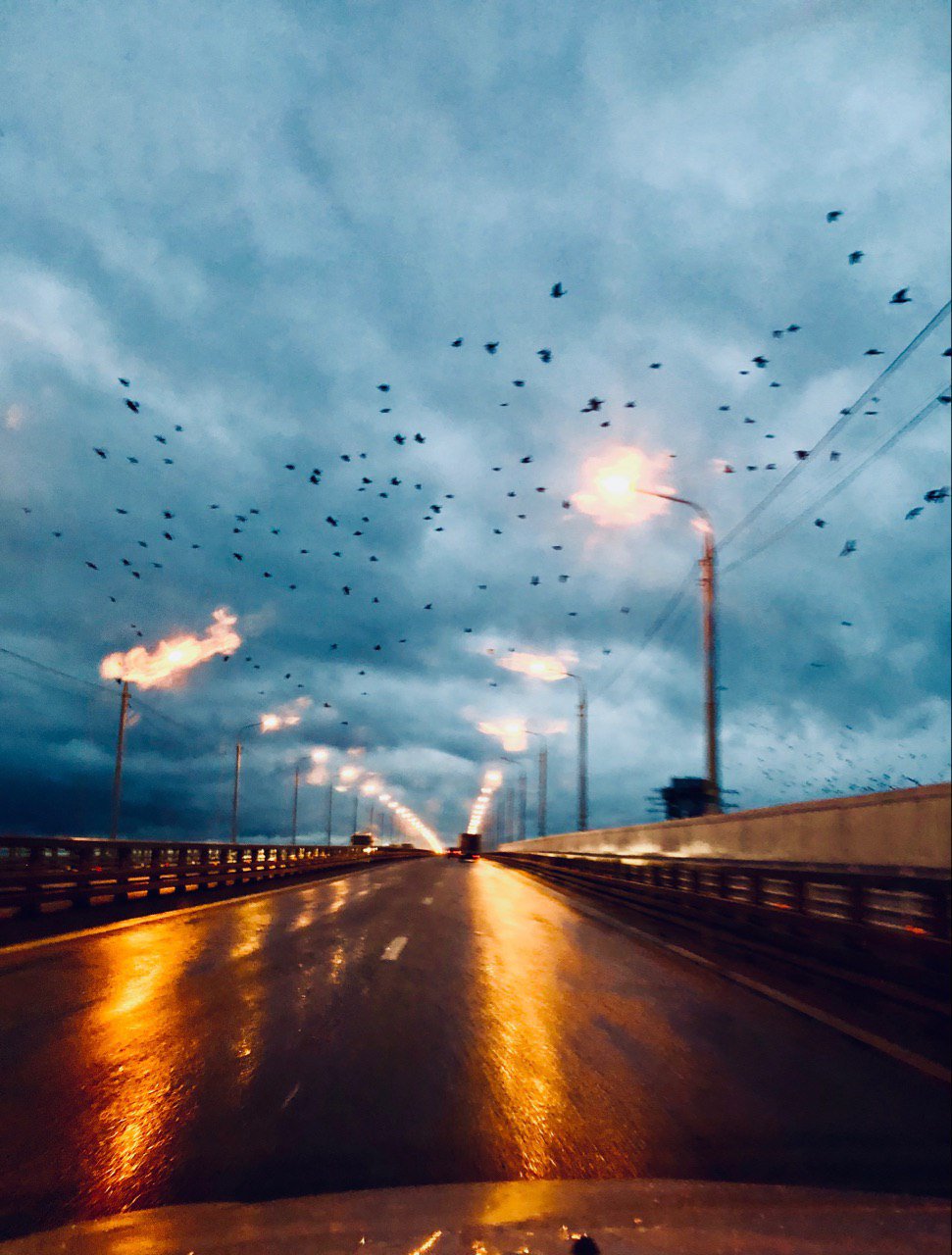 Вечерний городской пейзаж