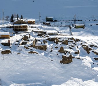 Развалины древних горцев