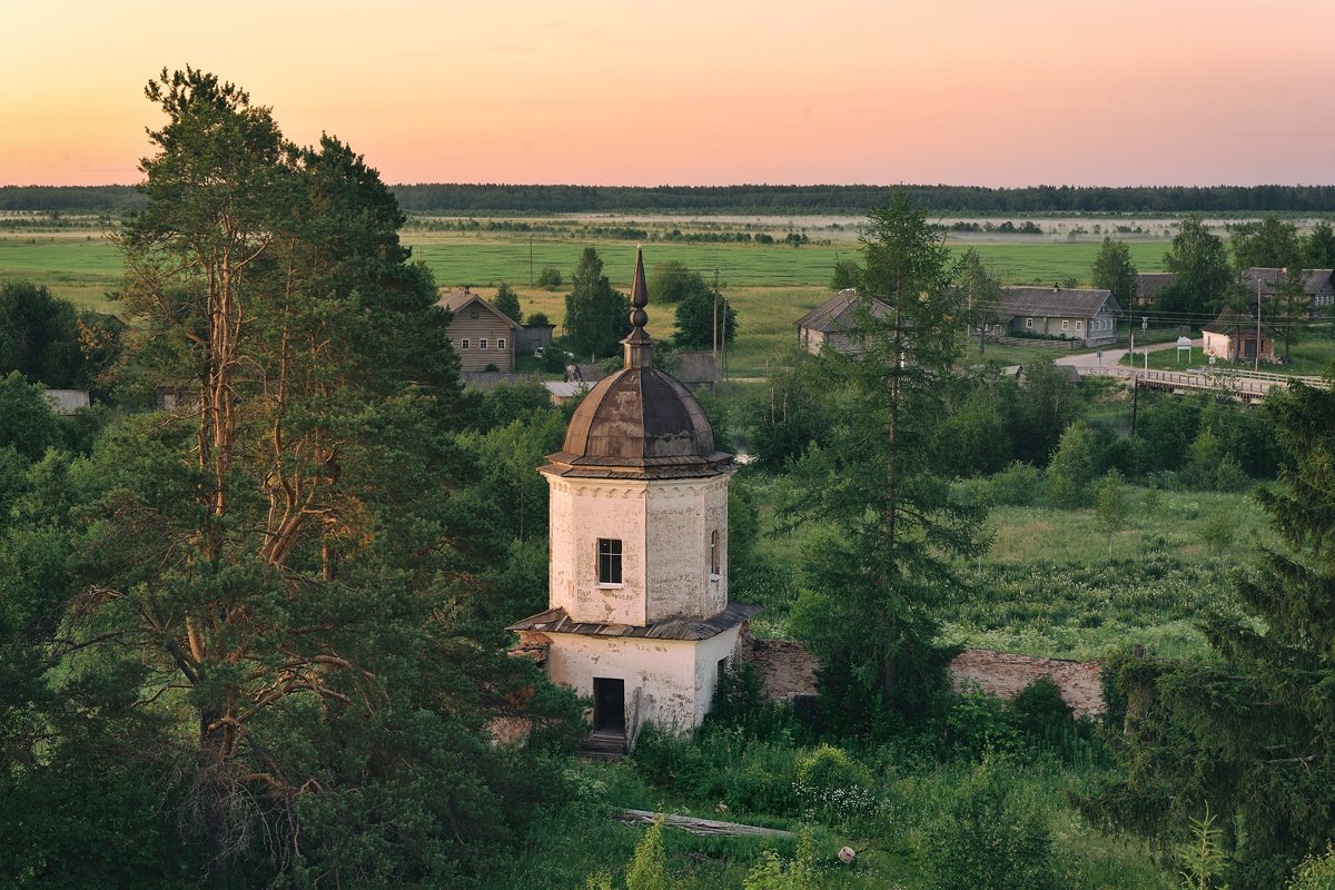 Деревня Ошевенский Погост