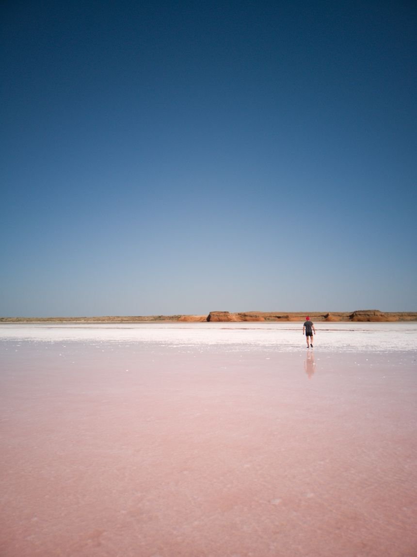 Розовое озеро - "Крым"