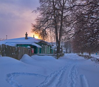 Брянск. Мартовский вечер.