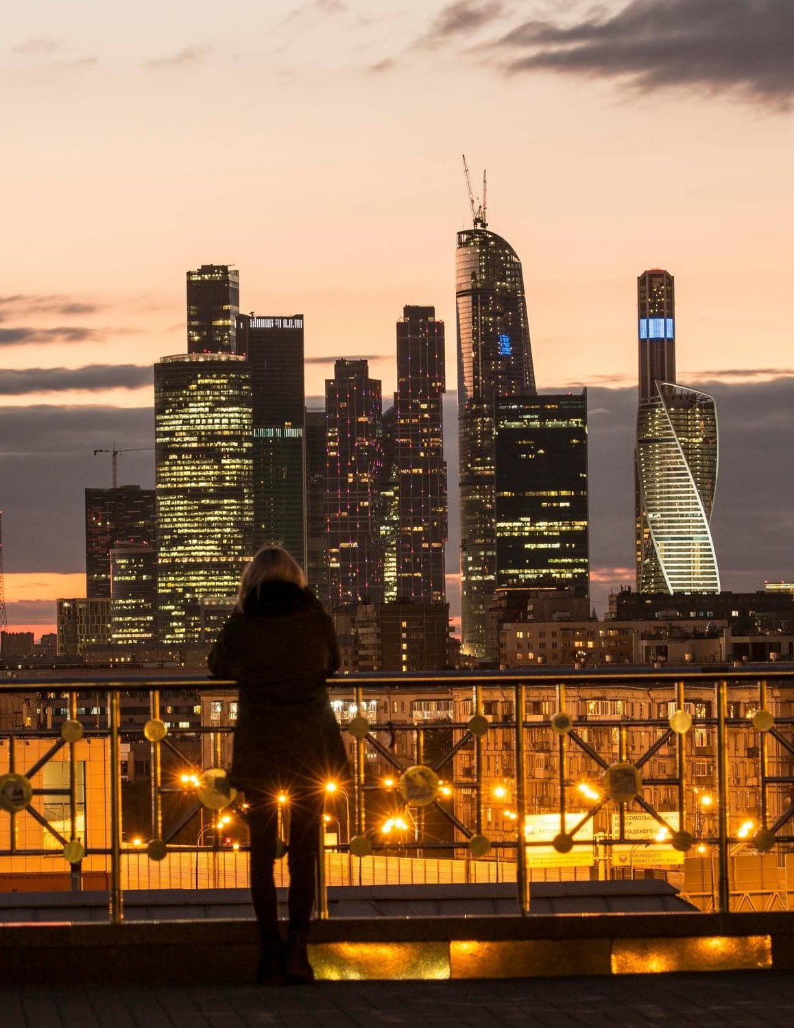 москва со смотровой площадки