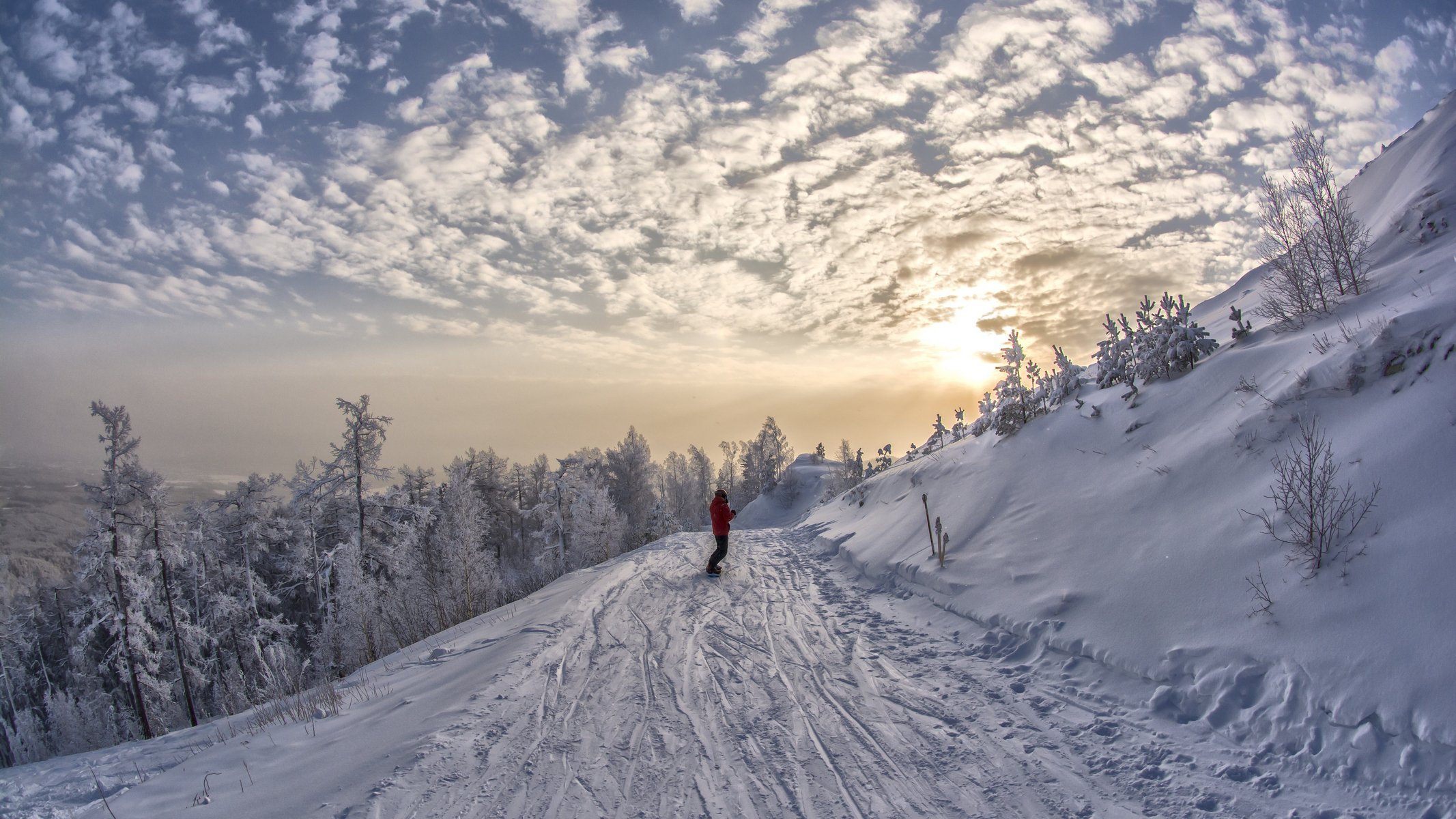 A cold January in the mountains