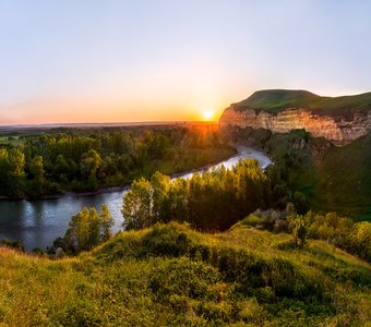 Река Кубань - балка Яман-Джалга.