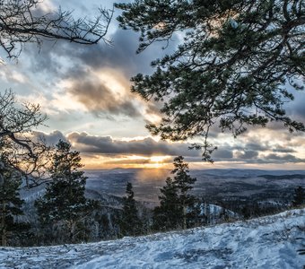 Evening in the mountains