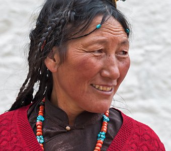 Женщина Тибета.