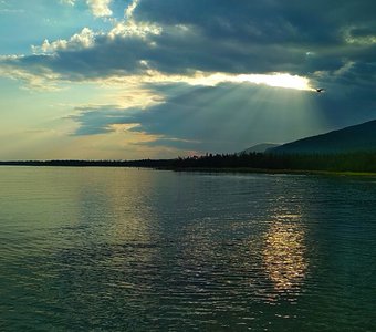 Последний луч солнца.