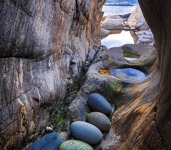 Морские камни.