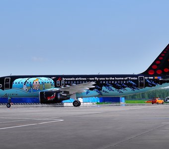 Дух приключений в красочной ливрее Airbus-320 Brussels Airlines