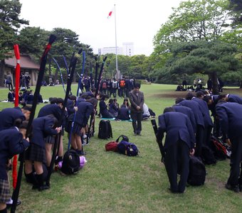Ученики токийской школы кюдо