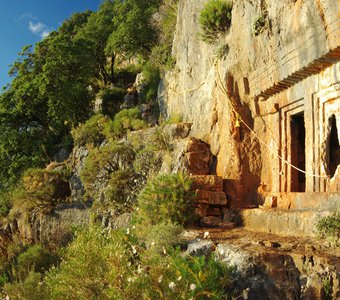 Ликийские гробницы возле Lİmanağzi