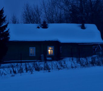 Зимний вечер в глуши