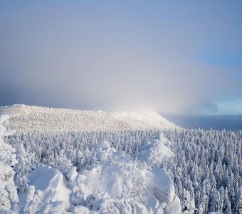 Просторы зимнего Южного Урала