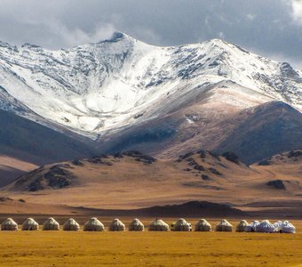 Юрточный лагерь. Киргизия