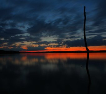 вечер над озером