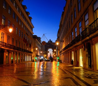 Главная торговая улица Лиссабона