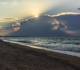 Закат, Азовское море