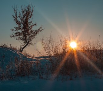 Вечер за городом