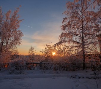 Зимний вечерок