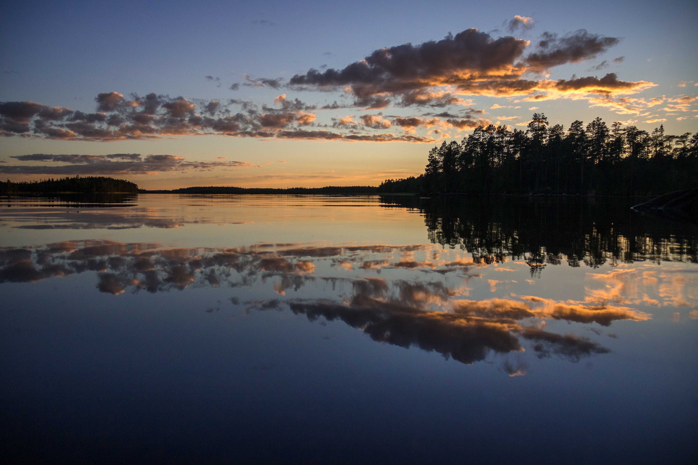 Над гладью Карельских озёр