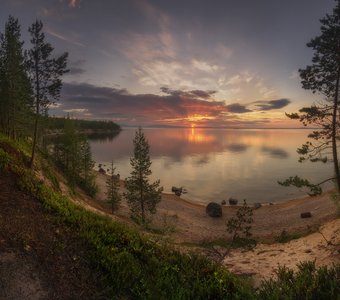 Колвицкое озеро, июль 2016