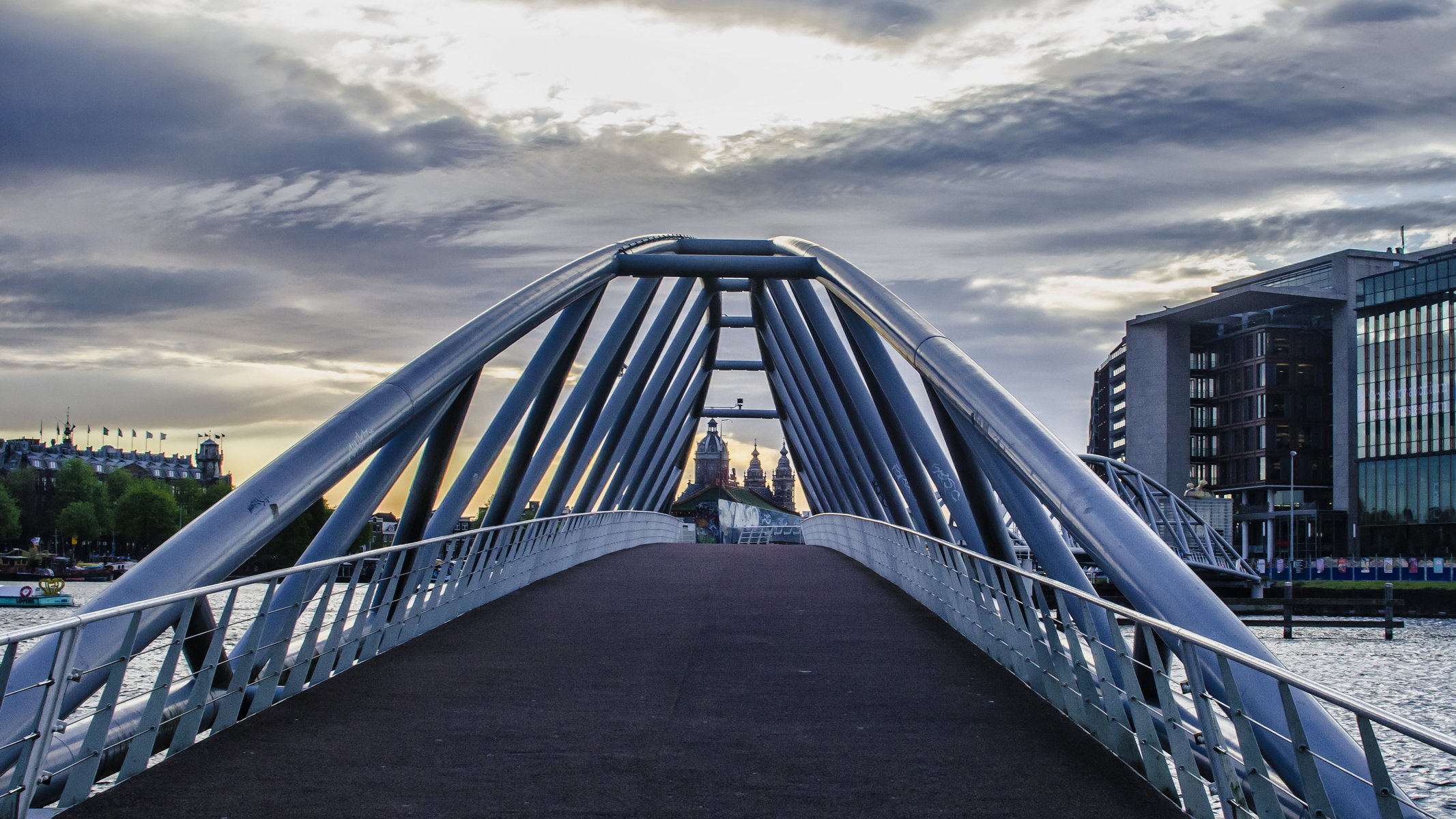 bridge over the Amstel River