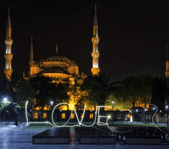 Blue mosque love