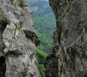 "Целующиеся" скалы