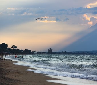 Закат, Азовское море