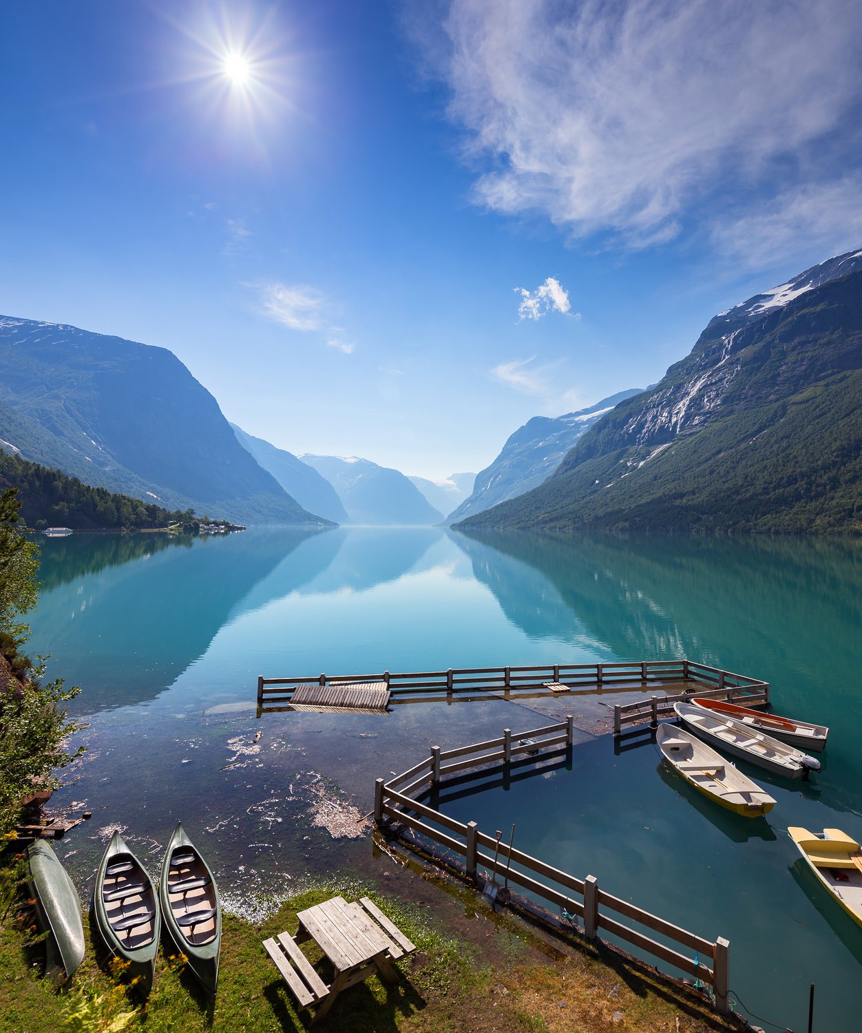 Озеро Ловатн, Норвегия