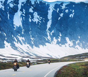 Высокогорная дорога на Гейрангер, Норвегия