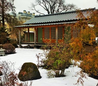 Japanese garden in Saint Petersburg