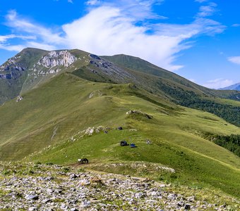 Восточный склон горы Пастухова. Западный Кавказ