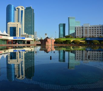 Астана в отражении