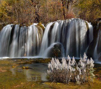 Водопады Национального парка Цзючжайгоу