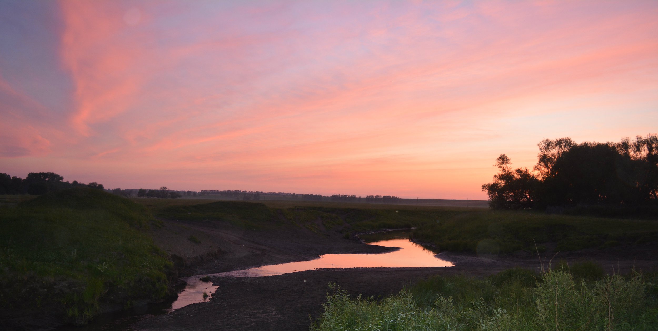 Малиновый закат