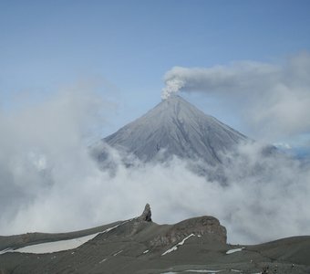 Мощь природы, вулкан Корякская сопка