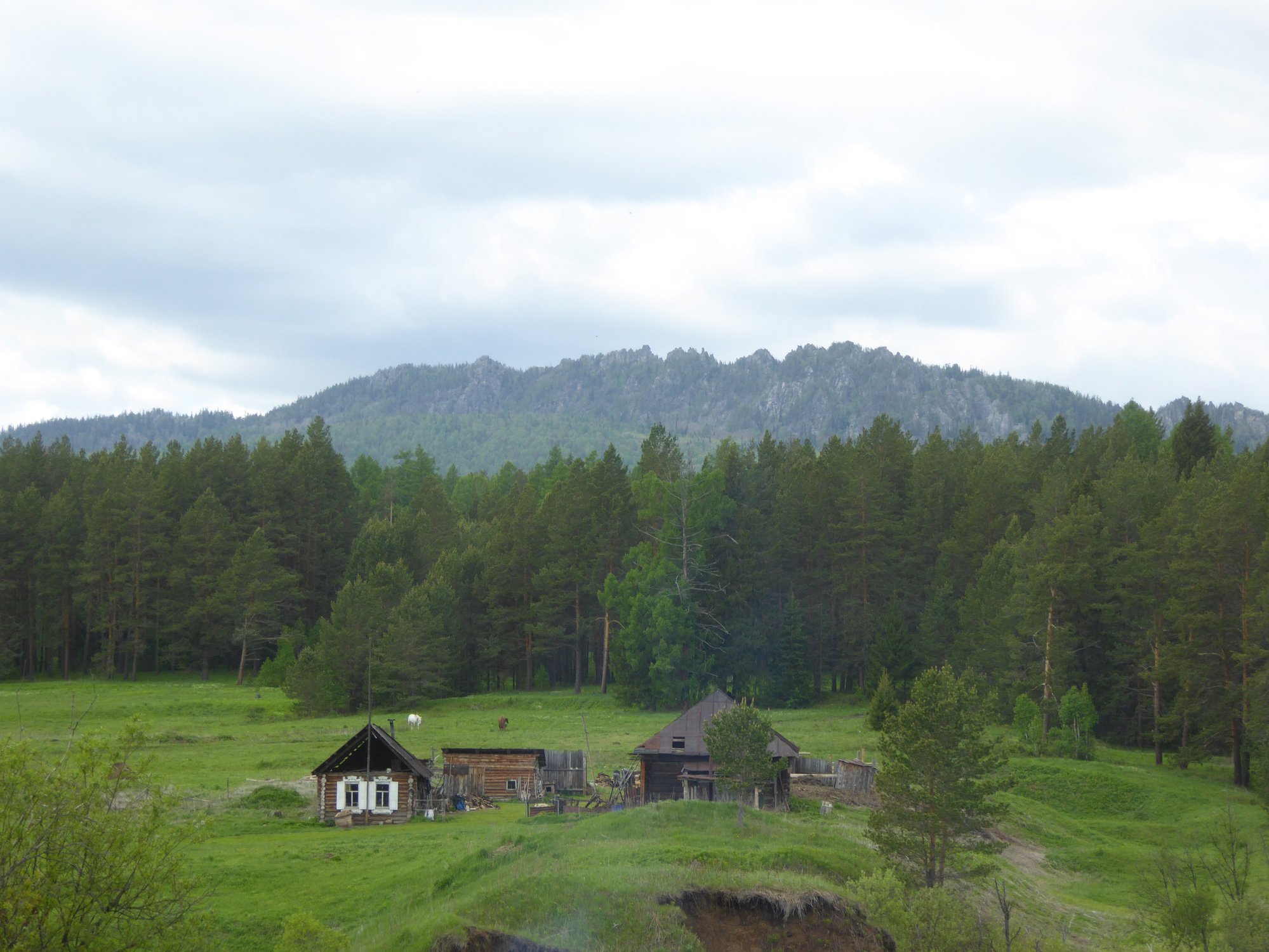 На дороге в горы