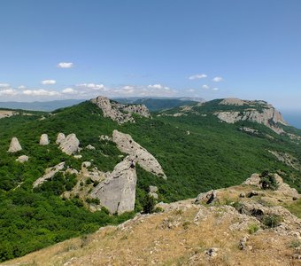 На вершине горы Ильяс-Кая. Крым